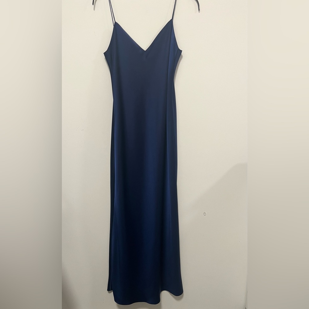 NWT Theory Easy Slip Dress In Satin - Picture 7 of 8